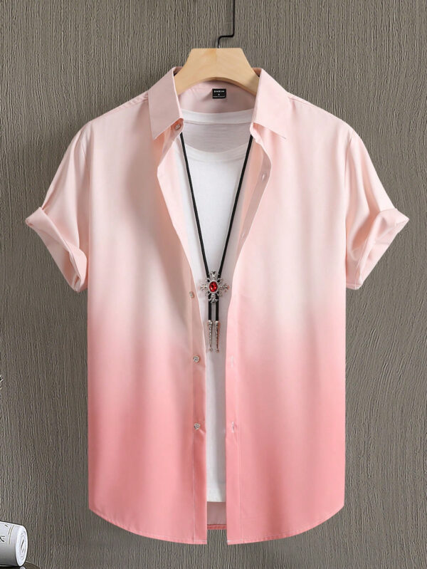 Manfinity Homme Homme Chemise Dégradé À Bouton (Sans T-Shirt) – Image 8