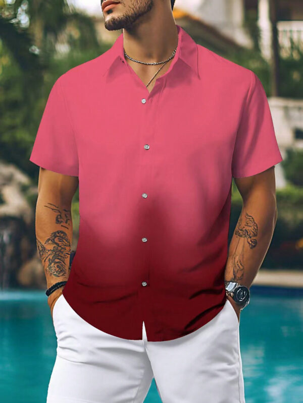 Manfinity Homme Homme Chemise Dégradé À Bouton (Sans T-Shirt) – Image 15