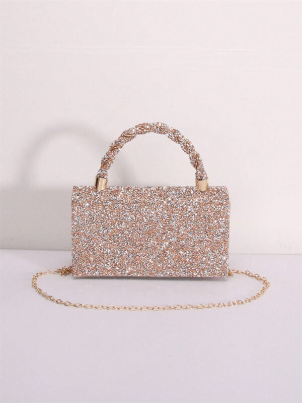 Brillance Pailletée, Brillant Glamour, Élégant, Exquis Sac De Soirée Avec Strass Décoration, Sac De Soirée Pour Fille De La Fête, Femme, Parfait Pour Une Soirée, Un Mariage, Un Bal, Un Dîner/banquet, Pour Le Meilleur Cadeau Pour Femmes – Image 2