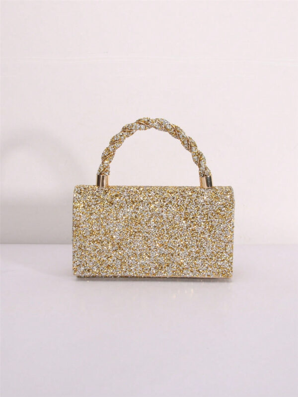 Brillance Pailletée, Brillant Glamour, Élégant, Exquis Sac De Soirée Avec Strass Décoration, Sac De Soirée Pour Fille De La Fête, Femme, Parfait Pour Une Soirée, Un Mariage, Un Bal, Un Dîner/banquet, Pour Le Meilleur Cadeau Pour Femmes – Image 4