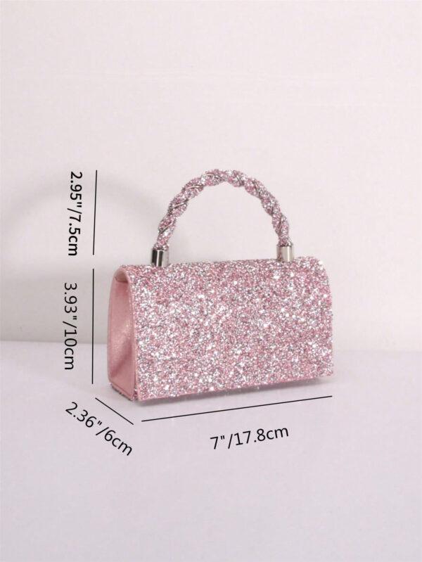 Brillance Pailletée, Brillant Glamour, Élégant, Exquis Sac De Soirée Avec Strass Décoration, Sac De Soirée Pour Fille De La Fête, Femme, Parfait Pour Une Soirée, Un Mariage, Un Bal, Un Dîner/banquet, Pour Le Meilleur Cadeau Pour Femmes – Image 9