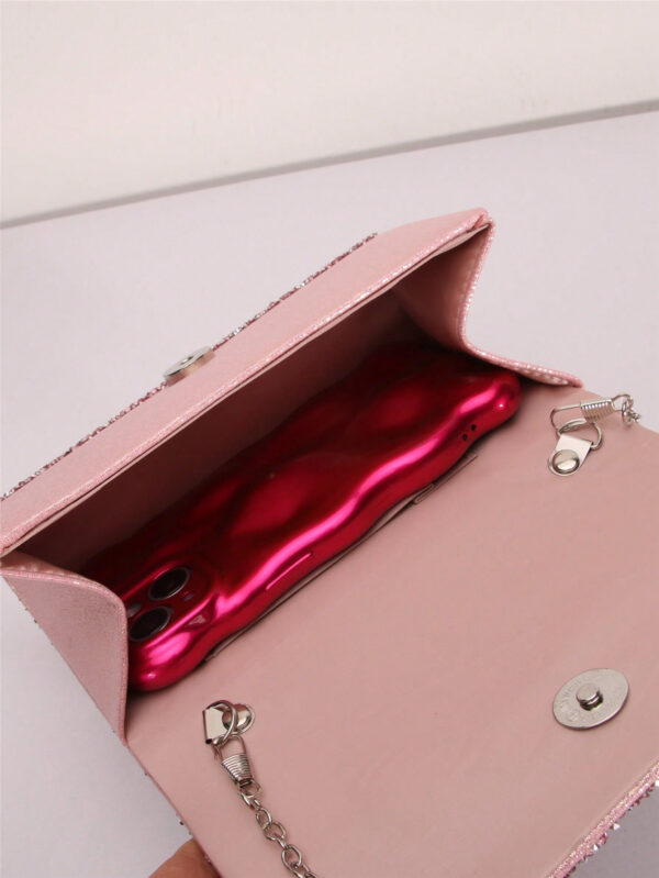 Brillance Pailletée, Brillant Glamour, Élégant, Exquis Sac De Soirée Avec Strass Décoration, Sac De Soirée Pour Fille De La Fête, Femme, Parfait Pour Une Soirée, Un Mariage, Un Bal, Un Dîner/banquet, Pour Le Meilleur Cadeau Pour Femmes – Image 12