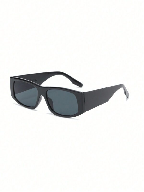 1 pièce Lunettes de mode carrées surdimensionnées rétro unisexes, lunettes haute qualité de personnalité mode pour les sports de plein air, les voyages, le port quotidien, l'école, les accessoires de plage. basiques pour les tenues d'automne-hiver pour femmes, casual d'affaires, cadeaux – Image 8
