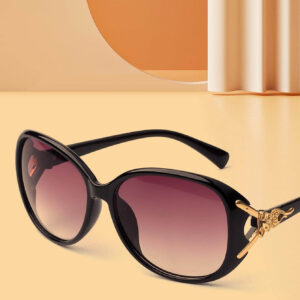 1 pièce Lunettes de mode femme avec monture marron, design de mode boho. Accessoires de plage pour femmes. Lunettes de soleil tendance. Basiques mode pour tenues femme automne hiver. Cadeaux pour bureau décontracté