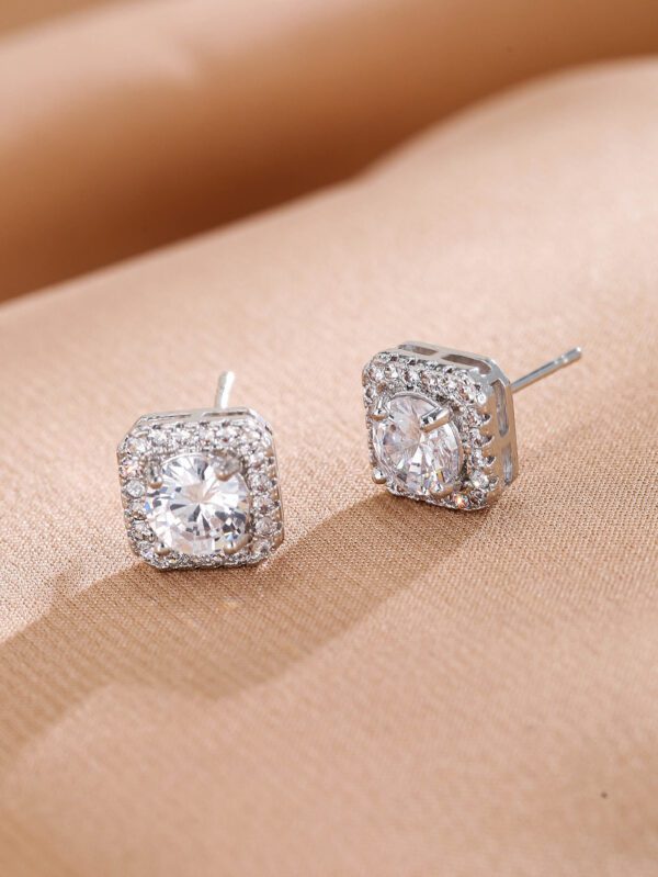Clous d'oreilles zircone cubique – Image 3