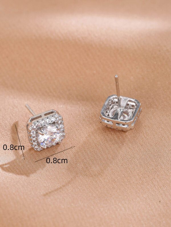 Clous d'oreilles zircone cubique – Image 4