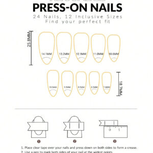 Rehaussez votre style avec 24 pièces d'ongles pressés en amande longs, ensemble d'ongles faux avec design de nœud rose, comprenant 1 pièce de colle jelly et 1 pièce de lime à ongles, pour la décoration d'ongles par les femmes et les filles fournitures d'ongles