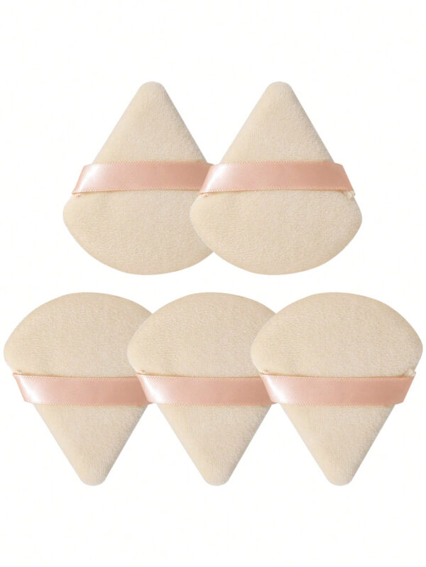 24 pièces/15 pièces/8 pièces/5 pièces Éponges de maquillage triangulaires, douces et faciles à mélanger pour la poudre pour le visage, la poudre pour le corps et le mélange de fond de teint. Ensemble d'outils de maquillage de beauté – Image 13
