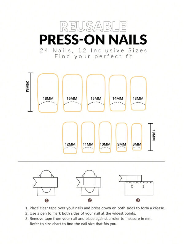 Mettez à jour votre look dès maintenant avec un ensemble de 24 pointes d'ongles en forme de V rouges avec des strass français, adapté pour les fêtes, les danses et le port quotidien. Comprend 1 colle en gelée et 1 lime à ongles. Ongles pressés, fournitures d'ongles – Image 4