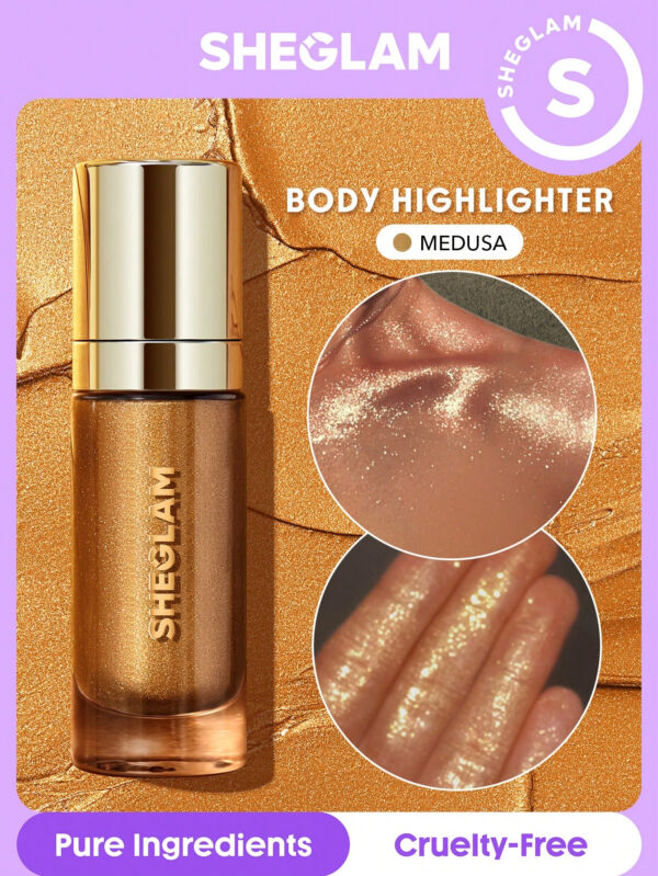SHEGLAM Sunkissed Body Highlighter - Surligneur Liquide Medusa, Brillance Liquide Longue Tenue Pour ÉClaircir Et Illuminer Le Corps     NoëL Cadeau De NoëL Hiver Thanksgiving DéCoration De NoëL Maquillage FÊTe Plage Voyage Vacances Rose Y156K Saint-Valentin DéCor Amour Cadeau Hiver Maquillage FÊTe Plage Voyage Vacances Rose Y2K Promos Offres Camping ExtéRieur PréSent Rose Mode Fille Nouvelle AnnéE CosméTique Cosplayer Meilleur Voyage FêTes Couleur Fantaisie Campus éCole Charme Ambiance Cny Nouvel An Chinois
