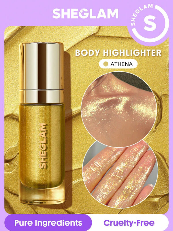 SHEGLAM Sunkissed Body Highlighter - Surligneur Liquide Medusa, Brillance Liquide Longue Tenue Pour ÉClaircir Et Illuminer Le Corps     NoëL Cadeau De NoëL Hiver Thanksgiving DéCoration De NoëL Maquillage FÊTe Plage Voyage Vacances Rose Y156K Saint-Valentin DéCor Amour Cadeau Hiver Maquillage FÊTe Plage Voyage Vacances Rose Y2K Promos Offres Camping ExtéRieur PréSent Rose Mode Fille Nouvelle AnnéE CosméTique Cosplayer Meilleur Voyage FêTes Couleur Fantaisie Campus éCole Charme Ambiance Cny Nouvel An Chinois – Image 2