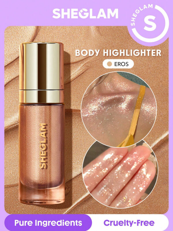 SHEGLAM Sunkissed Body Highlighter - Surligneur Liquide Medusa, Brillance Liquide Longue Tenue Pour ÉClaircir Et Illuminer Le Corps     NoëL Cadeau De NoëL Hiver Thanksgiving DéCoration De NoëL Maquillage FÊTe Plage Voyage Vacances Rose Y156K Saint-Valentin DéCor Amour Cadeau Hiver Maquillage FÊTe Plage Voyage Vacances Rose Y2K Promos Offres Camping ExtéRieur PréSent Rose Mode Fille Nouvelle AnnéE CosméTique Cosplayer Meilleur Voyage FêTes Couleur Fantaisie Campus éCole Charme Ambiance Cny Nouvel An Chinois – Image 3