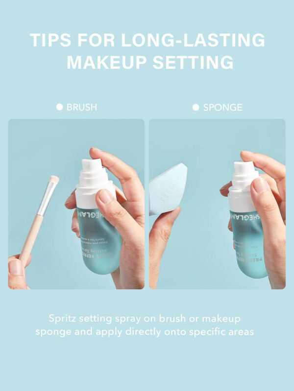 SHEGLAM Vaporisateur De Fixation RafraîChir La Pression, Hydratant Et Longue Tenue, ContrôLe L'Huile, Non Gras Pour La Mise En Beauté     NoëL Cadeau De NoëL Hiver Thanksgiving DéCoration De NoëL Maquillage FÊTe Plage Voyage Vacances Rose Y386K Saint-Valentin DéCor Amour Cadeau Hiver Maquillage FÊTe Plage Voyage Vacances Rose Y2K Promos Offres Camping ExtéRieur PréSent Rose Mode Fille Nouvelle AnnéE CosméTique Cosplayer Meilleur Voyage FêTes Couleur Fantaisie Campus éCole Charme Ambiance Cny Nouvel An Chinois – Image 5