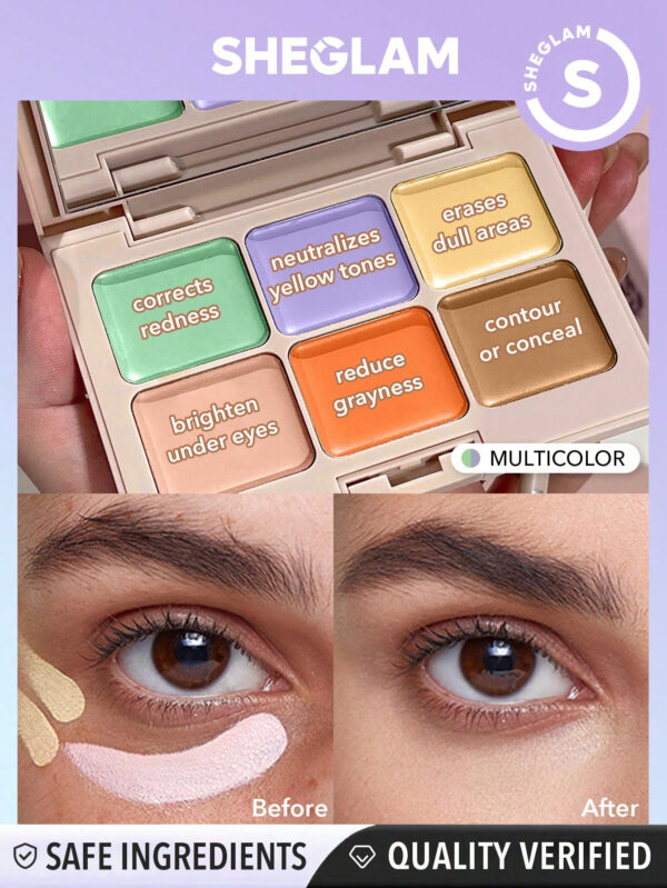 SHEGLAM Anti-Cernes Et Correcteur De Couleurs Multi-Fix - Mocha     NoëL Cadeau De NoëL Hiver Thanksgiving DéCoration De NoëL Maquillage FÊTe Plage Voyage Vacances Rose Y262K Saint-Valentin DéCor Amour Cadeau Hiver Maquillage FÊTe Plage Voyage Vacances Rose Y2K Promos Offres Camping ExtéRieur PréSent Rose Mode Fille Nouvelle AnnéE CosméTique Cosplayer Meilleur Voyage FêTes Couleur Fantaisie Campus éCole Charme Ambiance Cny Nouvel An Chinois – Image 2