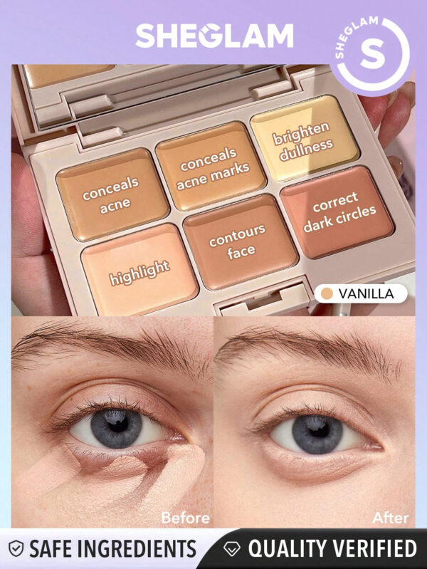 SHEGLAM Anti-Cernes Et Correcteur De Couleurs Multi-Fix - Mocha     NoëL Cadeau De NoëL Hiver Thanksgiving DéCoration De NoëL Maquillage FÊTe Plage Voyage Vacances Rose Y262K Saint-Valentin DéCor Amour Cadeau Hiver Maquillage FÊTe Plage Voyage Vacances Rose Y2K Promos Offres Camping ExtéRieur PréSent Rose Mode Fille Nouvelle AnnéE CosméTique Cosplayer Meilleur Voyage FêTes Couleur Fantaisie Campus éCole Charme Ambiance Cny Nouvel An Chinois – Image 3