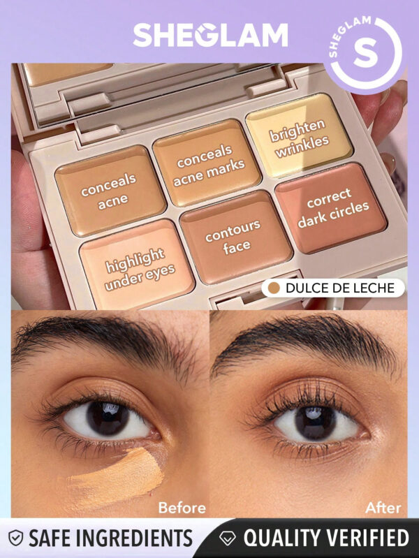 SHEGLAM Anti-Cernes Et Correcteur De Couleurs Multi-Fix - Mocha     NoëL Cadeau De NoëL Hiver Thanksgiving DéCoration De NoëL Maquillage FÊTe Plage Voyage Vacances Rose Y262K Saint-Valentin DéCor Amour Cadeau Hiver Maquillage FÊTe Plage Voyage Vacances Rose Y2K Promos Offres Camping ExtéRieur PréSent Rose Mode Fille Nouvelle AnnéE CosméTique Cosplayer Meilleur Voyage FêTes Couleur Fantaisie Campus éCole Charme Ambiance Cny Nouvel An Chinois – Image 4