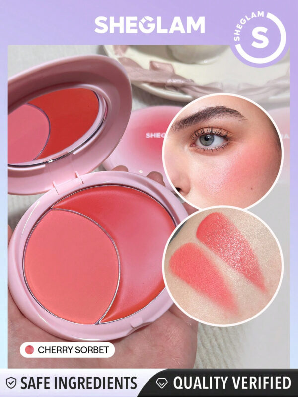 SHEGLAM Duo De Fards à Joues Cheek 2-Pink Sprinkles     NoëL Cadeau De NoëL Hiver Thanksgiving DéCoration De NoëL Maquillage FÊTe Plage Voyage Vacances Rose Y989K Saint-Valentin DéCor Amour Cadeau Hiver Maquillage FÊTe Plage Voyage Vacances Rose Y2K Promos Offres Camping ExtéRieur PréSent Rose Mode Fille Nouvelle AnnéE CosméTique Cosplayer Meilleur Voyage FêTes Couleur Fantaisie Campus éCole Charme Ambiance Cny Nouvel An Chinois – Image 2