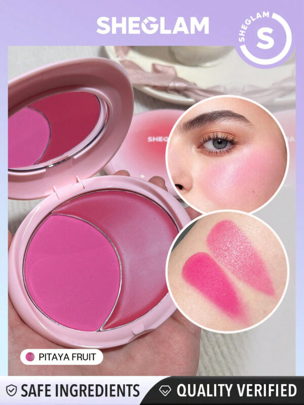 SHEGLAM Duo De Fards à Joues Cheek 2-Pink Sprinkles     NoëL Cadeau De NoëL Hiver Thanksgiving DéCoration De NoëL Maquillage FÊTe Plage Voyage Vacances Rose Y989K Saint-Valentin DéCor Amour Cadeau Hiver Maquillage FÊTe Plage Voyage Vacances Rose Y2K Promos Offres Camping ExtéRieur PréSent Rose Mode Fille Nouvelle AnnéE CosméTique Cosplayer Meilleur Voyage FêTes Couleur Fantaisie Campus éCole Charme Ambiance Cny Nouvel An Chinois – Image 4