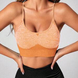 SHEIN Sport Studio Brassière de sport bicolore croisé