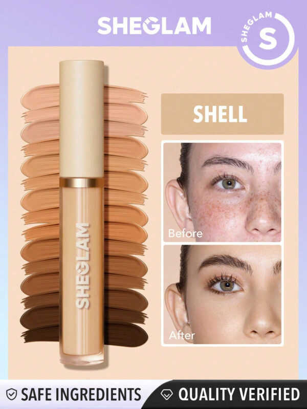 SHEGLAM Anti-Cernes Couvrance ComplèTe 12H-Comme Par Magie     NoëL Cadeau De NoëL Hiver Thanksgiving DéCoration De NoëL Maquillage FÊTe Plage Voyage Vacances Rose Y482K Saint-Valentin DéCor Amour Cadeau Hiver Maquillage FÊTe Plage Voyage Vacances Rose Y2K Promos Offres Camping ExtéRieur PréSent Rose Mode Fille Nouvelle AnnéE CosméTique Cosplayer Meilleur Voyage FêTes Couleur Fantaisie Campus éCole Charme Ambiance Cny Nouvel An Chinois – Image 4