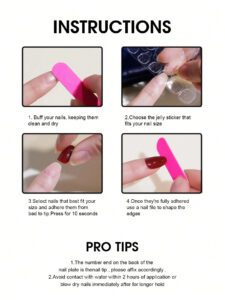 YADORNOS Surélevez votre style avec un kit de 24 sets de faux ongles longs en forme de cercueil ombré avec couverture totale, style français, ongles en gel de manucure press-on, fournitures de manucure – Image 6