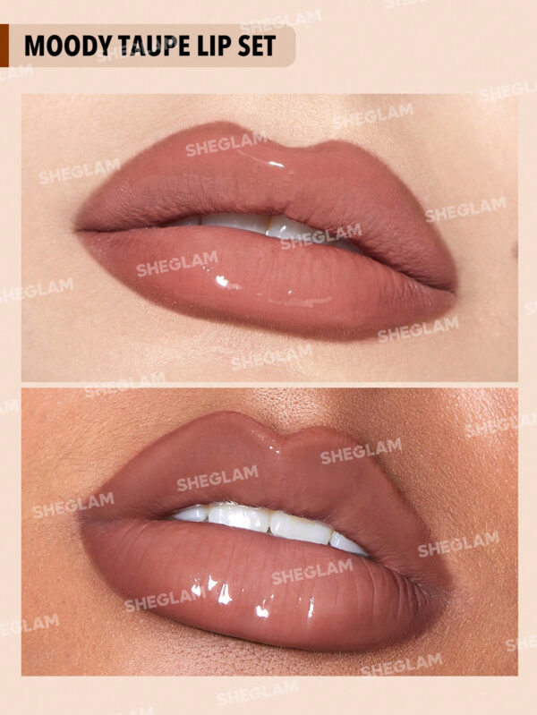 SHEGLAM Crayon à Les LèVres Soft 90' Glam Et Set De Duo Pour Les LèVres Taupé Foncé (Moody Taupe Lit Set)     NoëL Cadeau De NoëL Hiver Thanksgiving DéCoration De NoëL Maquillage FÊTe Plage Voyage Vacances Rose Y1203K Saint-Valentin DéCor Amour Cadeau Hiver Maquillage FÊTe Plage Voyage Vacances Rose Y2K Promos Offres Camping ExtéRieur PréSent Rose Mode Fille Nouvelle AnnéE CosméTique Cosplayer Meilleur Voyage FêTes Couleur Fantaisie Campus éCole Charme Ambiance Cny Nouvel An Chinois – Image 4