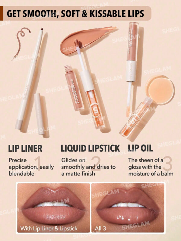 SHEGLAM Crayon à Les LèVres Soft 90' Glam Et Set De Duo Pour Les LèVres Taupé Foncé (Moody Taupe Lit Set)     NoëL Cadeau De NoëL Hiver Thanksgiving DéCoration De NoëL Maquillage FÊTe Plage Voyage Vacances Rose Y1203K Saint-Valentin DéCor Amour Cadeau Hiver Maquillage FÊTe Plage Voyage Vacances Rose Y2K Promos Offres Camping ExtéRieur PréSent Rose Mode Fille Nouvelle AnnéE CosméTique Cosplayer Meilleur Voyage FêTes Couleur Fantaisie Campus éCole Charme Ambiance Cny Nouvel An Chinois – Image 5