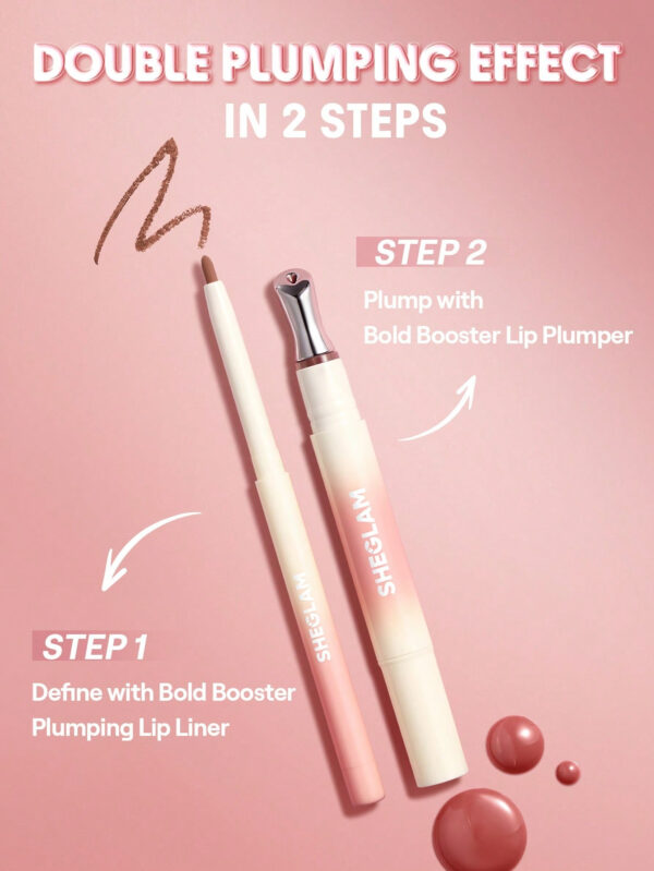 SHEGLAM Crayon à lèvres lipliner gonflant audacieux - Épicez-le – Image 11