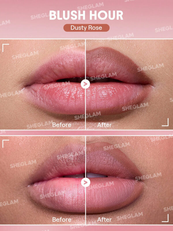 SHEGLAM Crayon à lèvres plumping embellissant - Blush Hour – Image 9