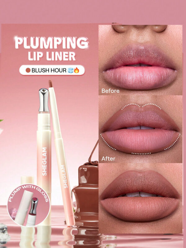 SHEGLAM Crayon contour des lèvres Boosting Bold Plumping - Pink Slip – Image 4