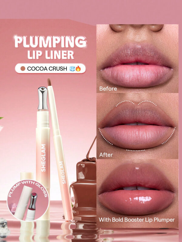 SHEGLAM Crayon contour des lèvres Boosting Bold Plumping - Pink Slip – Image 5