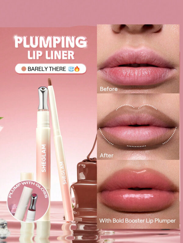 SHEGLAM Crayon contour des lèvres Boosting Bold Plumping - Pink Slip – Image 6