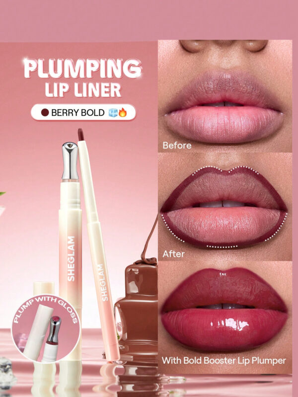 SHEGLAM Crayon contour des lèvres Boosting Bold Plumping - Pink Slip – Image 7