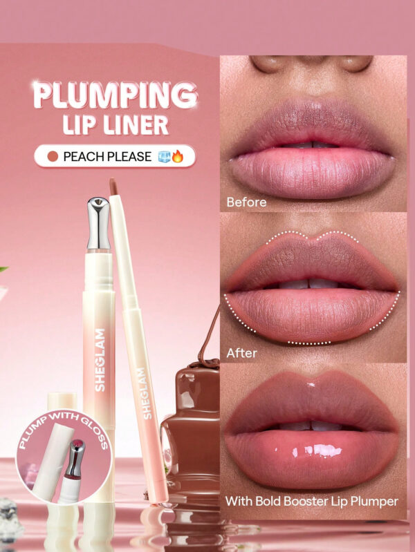 SHEGLAM Crayon contour des lèvres Boosting Bold Plumping - Pink Slip – Image 8