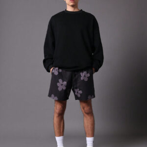 SUMWON Short en nylon à imprimé floral coupe régulière