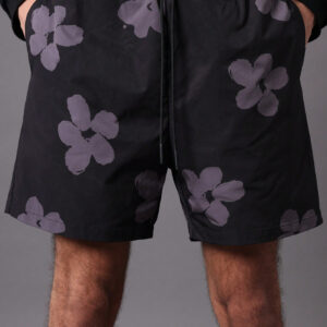 SUMWON Short en nylon à imprimé floral coupe régulière