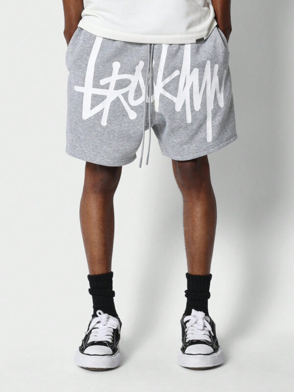 SUMWON Short à entrejambe basse avec imprimé graphique avant – Image 6