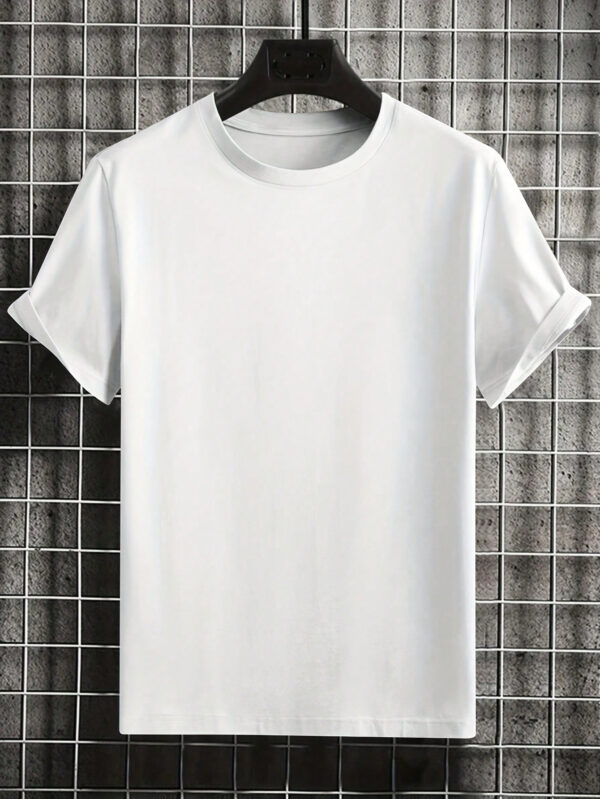 T-shirt d'été décontracté pour homme à manches courtes avec imprimé de voiture, col rond – Image 3