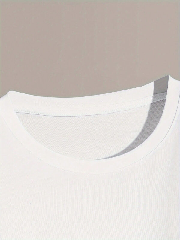 T-shirt d'été décontracté pour homme à manches courtes avec imprimé de voiture, col rond – Image 4