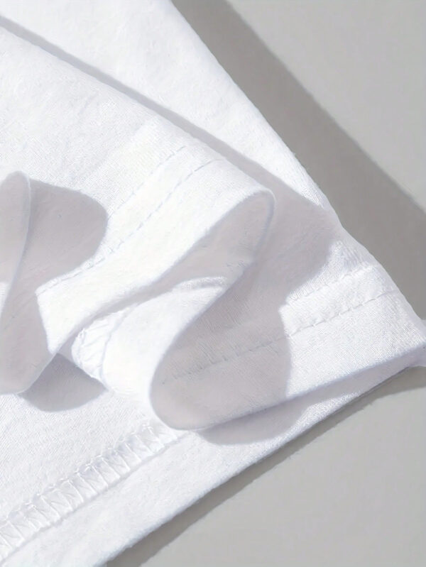 T-shirt d'été décontracté pour homme à manches courtes avec imprimé de voiture, col rond – Image 5