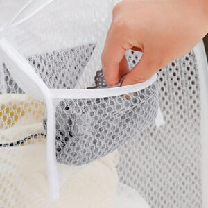 Panier à linge de grande capacité en maille, panier de rangement pliable pour vêtements, sac de rangement multifonctionnel parfait pour la maison