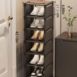 1 pièce Étagère à chaussures simple, organisateur d'espace à plusieurs niveaux pour l'entrée, le dortoir, la maison, peut contenir des pantoufles/chaussures