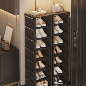 1 pièce Étagère à chaussures simple, organisateur d'espace à plusieurs niveaux pour l'entrée, le dortoir, la maison, peut contenir des pantoufles/chaussures