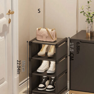 1 pièce Étagère à chaussures simple, organisateur d'espace à plusieurs niveaux pour l'entrée, le dortoir, la maison, peut contenir des pantoufles/chaussures