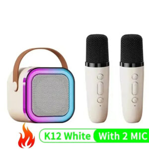 KARAOKE BLUETOOTH PORTABLE + 2 MICROPHONE SANS FILS