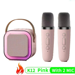 KARAOKE BLUETOOTH PORTABLE + 2 MICROPHONE SANS FILS