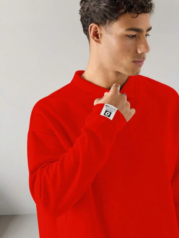 SWAVVY Polo à manches longues en tricot casual pour hommes, col demi-boutonné ample, mode porte quotidienne – Image 26