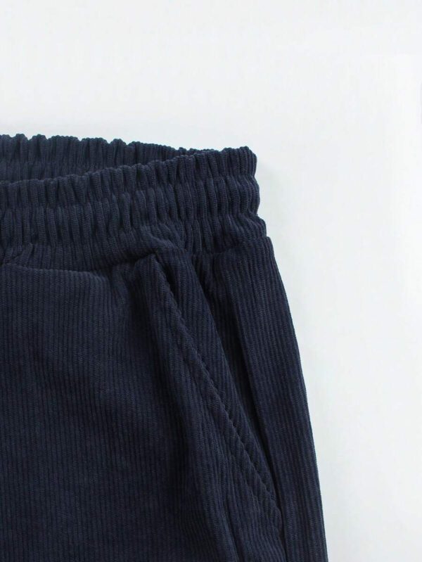 Manfinity Hypemode Pantalon mode couleur unie pour hommes, adapté pour les vêtements d'été pour hommes, pantalons pour hommes, pantalons de survêtement pour hommes, survêtements amples pour hommes, tenue de survêtement pour hommes, vêtements pour hommes, survêtements – Image 4
