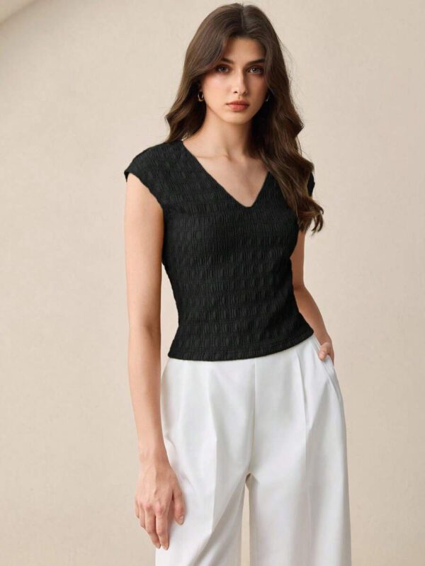 BizChic 2025 Nouvelle mode urbaine d'été Chemise polyvalente décontractée romantique pour femmes – Image 19