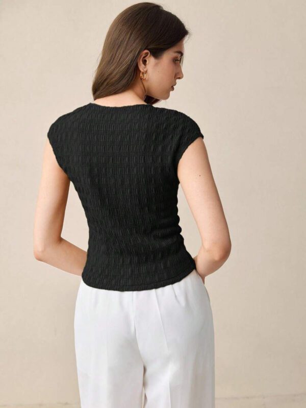 BizChic 2025 Nouvelle mode urbaine d'été Chemise polyvalente décontractée romantique pour femmes – Image 21